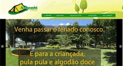 Desktop Screenshot of anhembicamping.com.br